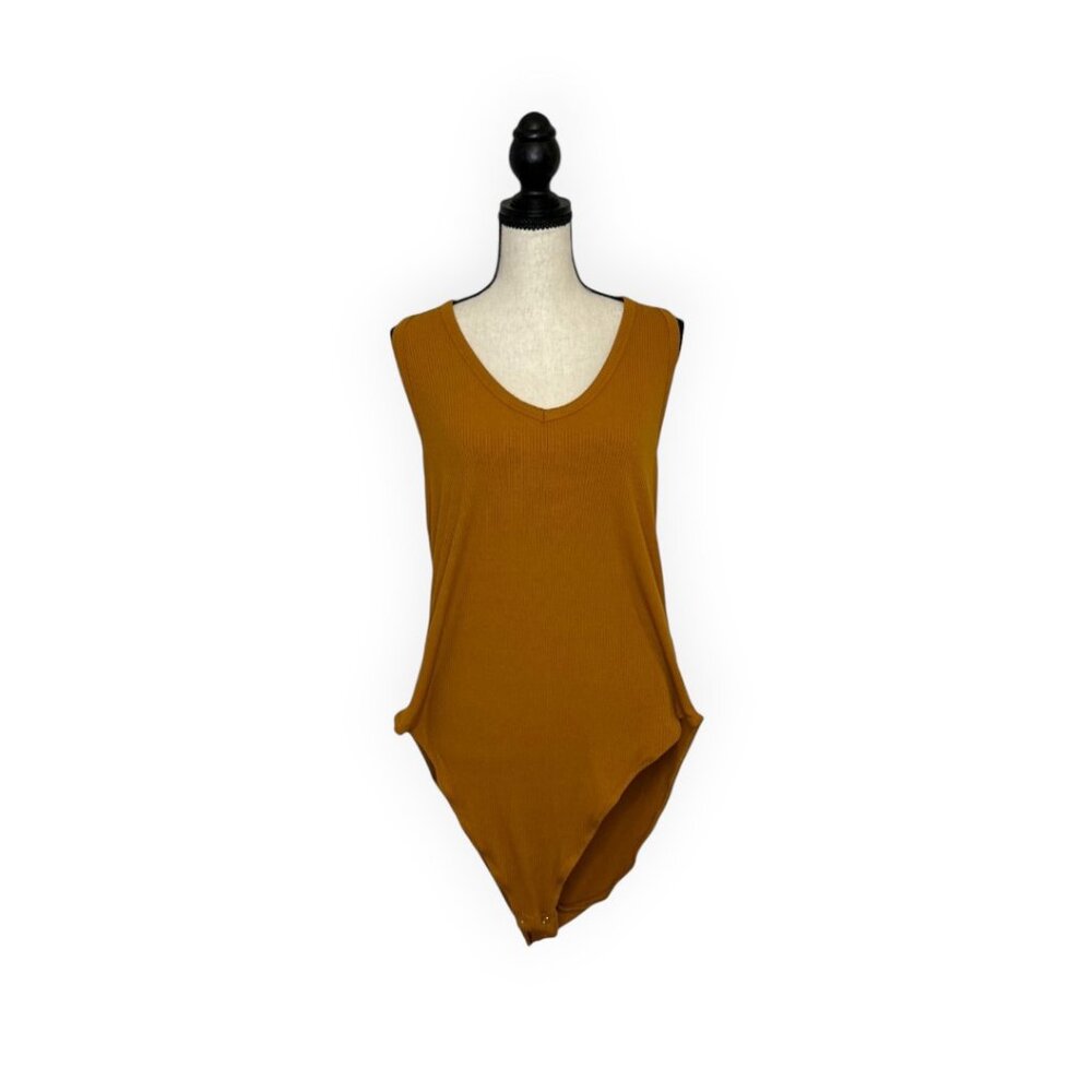 Fashionova Halter Style Ribbed Body Suit Knit